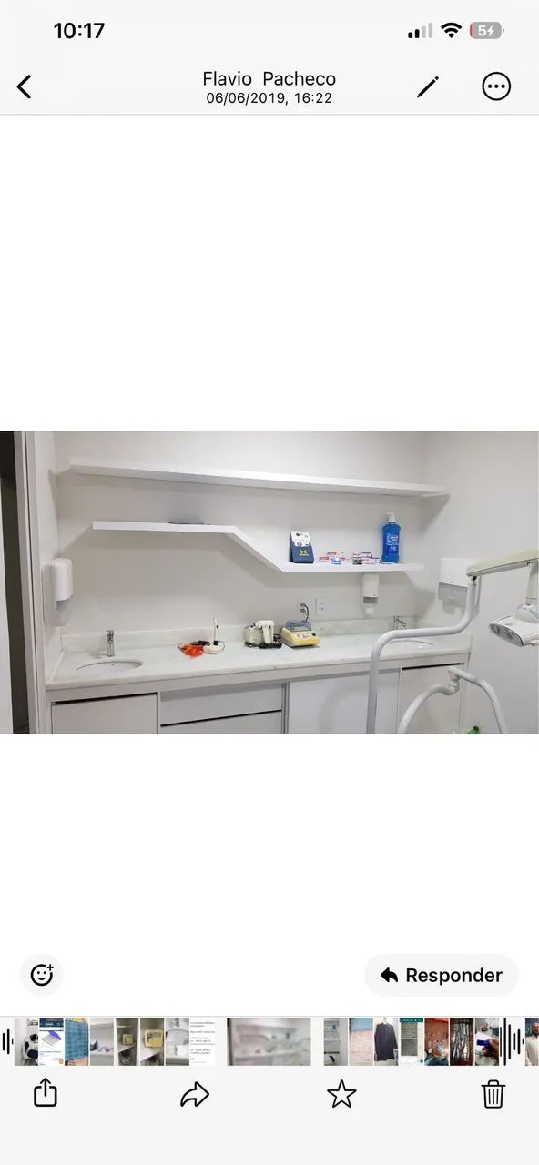 Vendo bancada de mármore com cubas de porcelana  - Foto 3