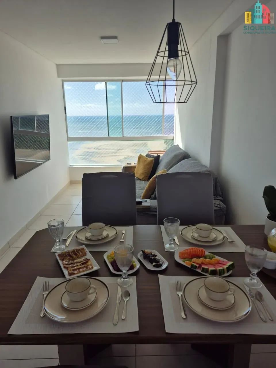 SIQUEIRA ALUGA: APARTAMENTO MOBILIADO ALTO PADRÃO COM 03 QUARTOS EM BARRA DE JANGADA BEIRA - Foto 7
