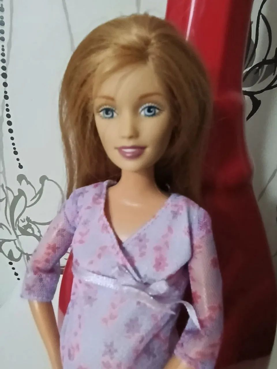 Boneca Barbie grávida com barriga e BB  - Foto 2