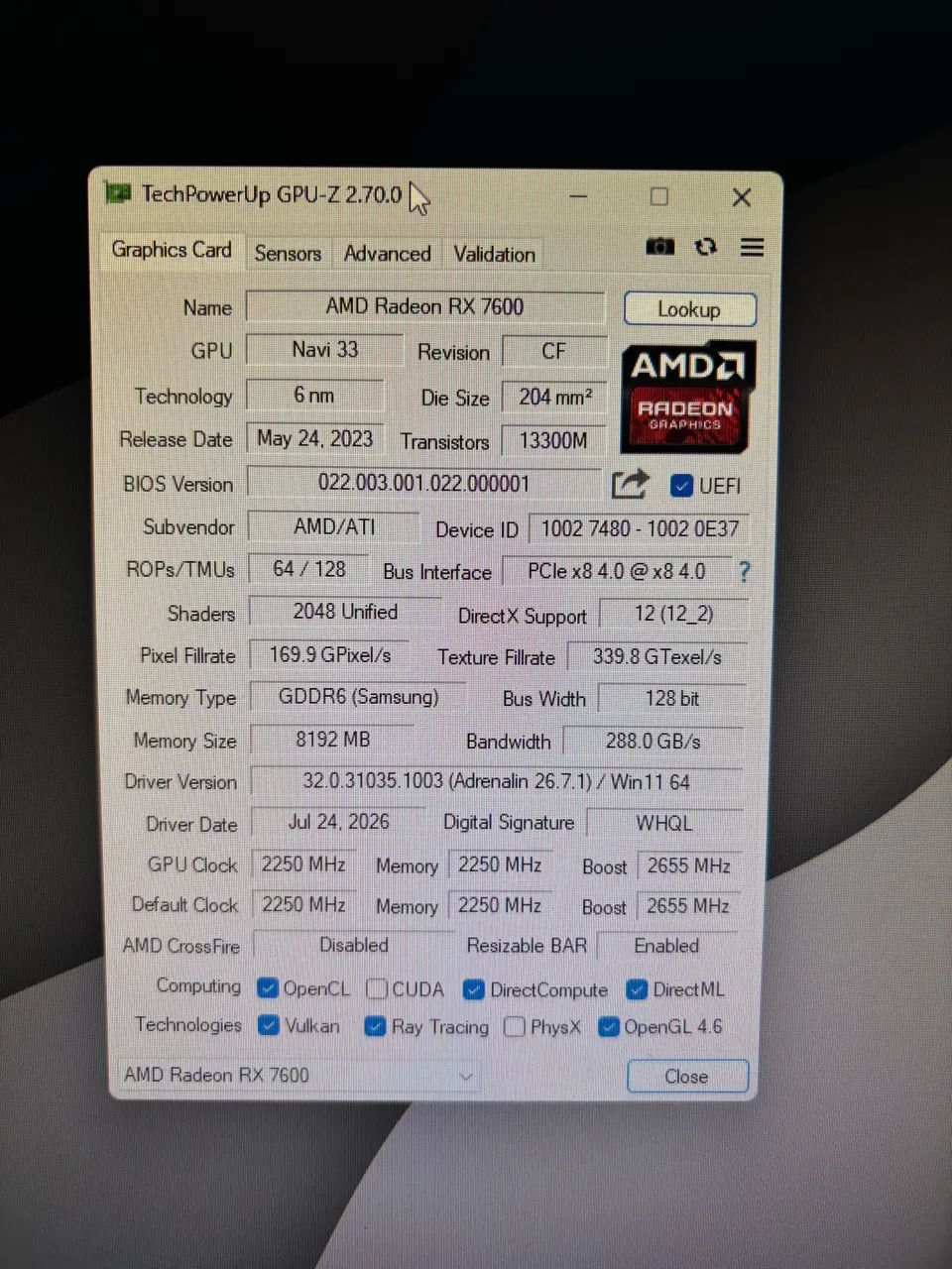 RX 7600 modelo founders  - Foto 4