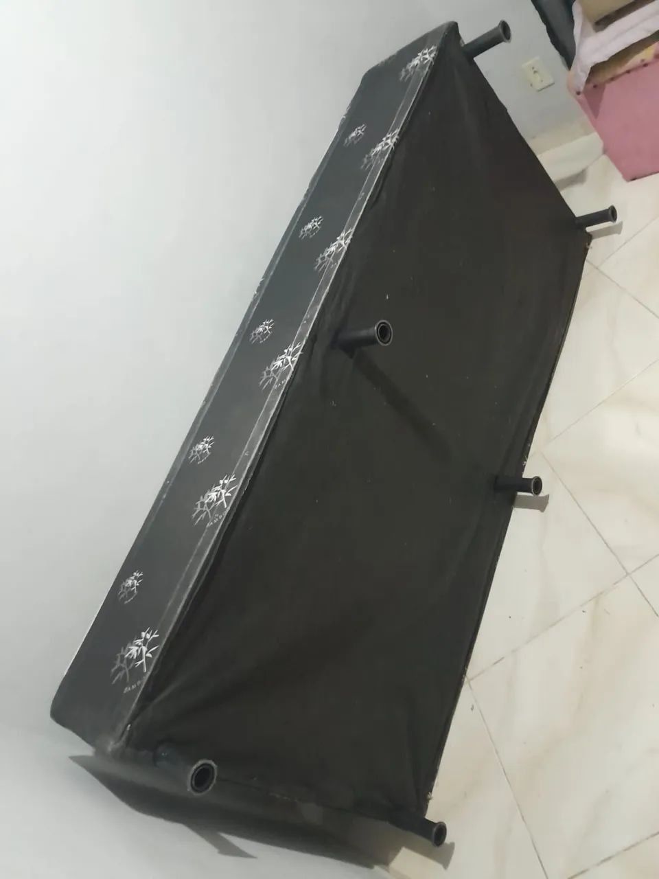 Cama box de solteiro com colcão R$ 300 - Foto 3