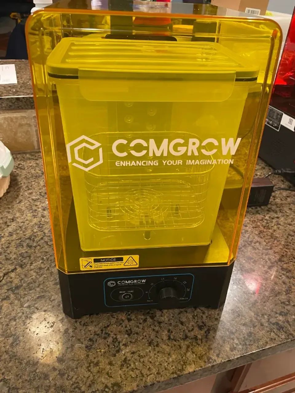 Máquina de Lavar e Curar 3D