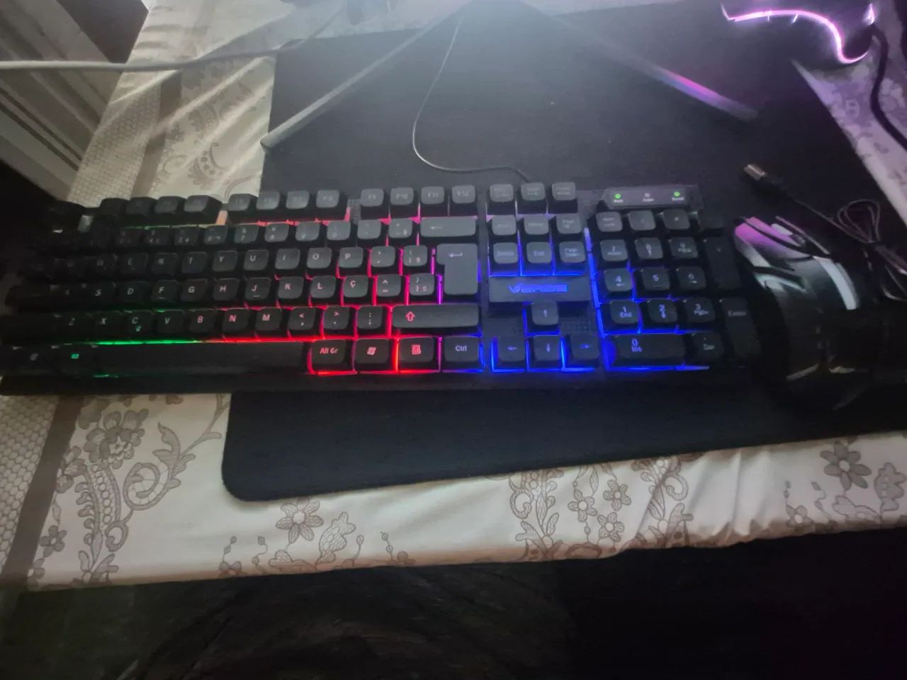 Kit Teclado e Mouse novos na caixa, aberto só para teste - Foto 2