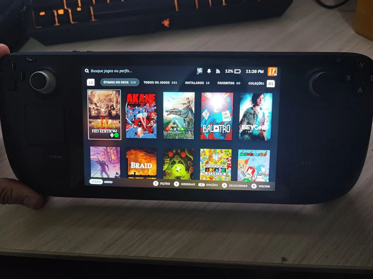 その他 Steam deck Steam deck 64gb+512gb - Consoles de Vídeo Game - Samambaia Norte