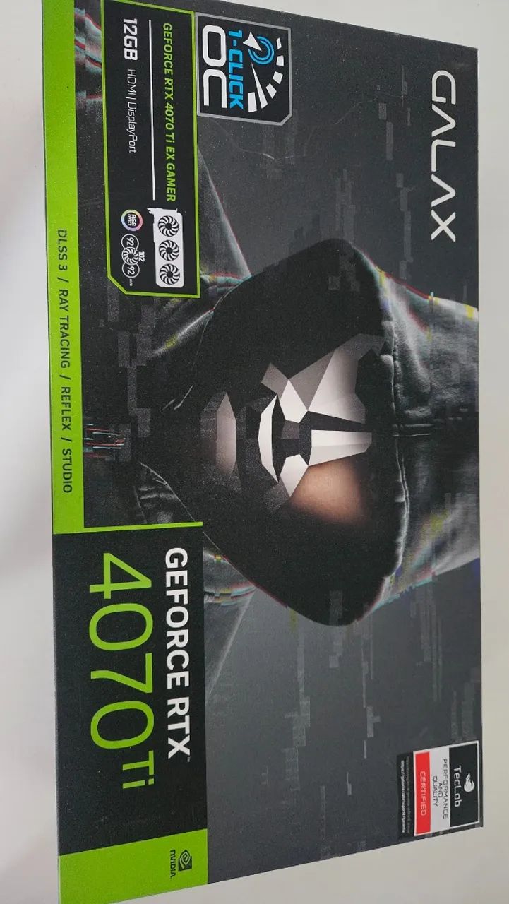 Placa De Vídeo RTX 4070 TI Galax (Seminova, 3 meses de garantia)