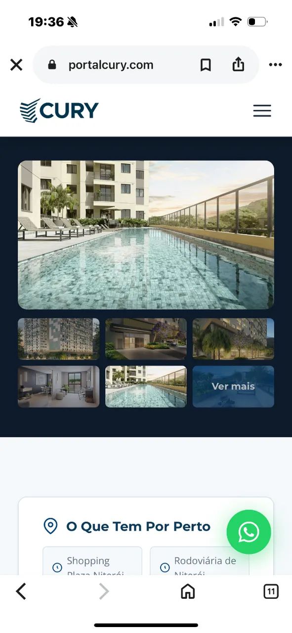 Apartamento na planta de dois quartos em Niterói  - Foto 2