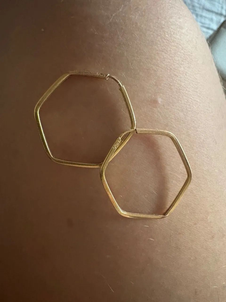 Argola ouro 18k