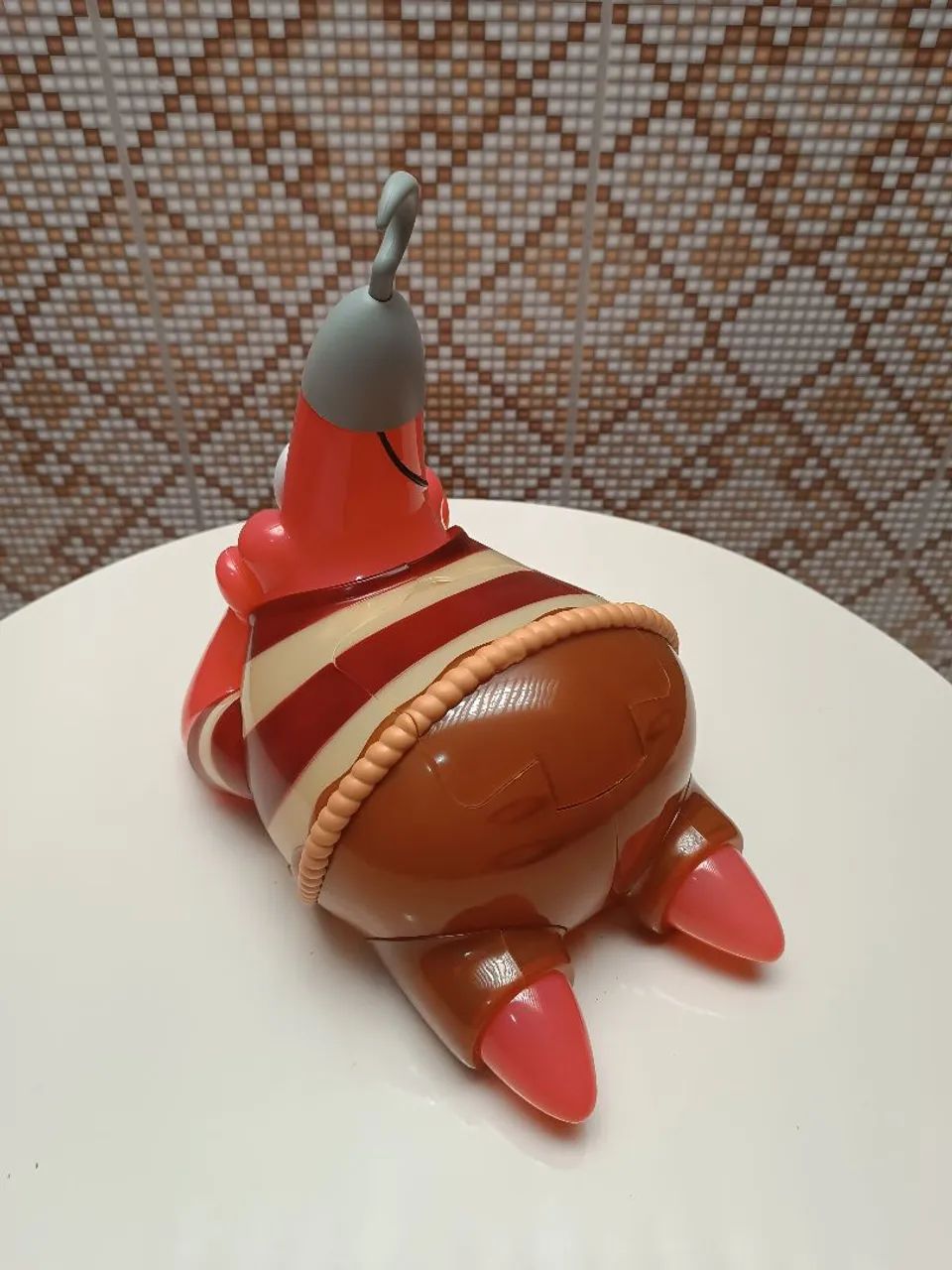 Balde de Pipoca Patrick Original com LED Filme Bob Esponja: Em Busca da Calça Quadrada - Foto 3