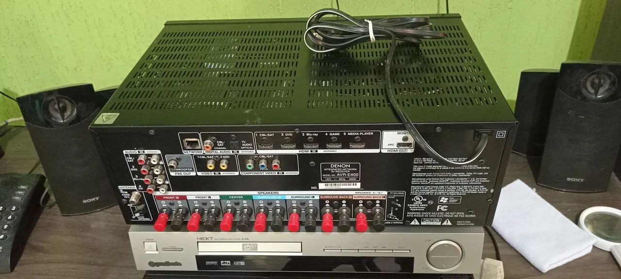 Receiver DENON AVR E 400 ( 4 K ) - Foto 5