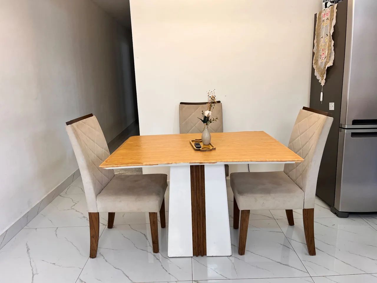 Mesa de 3 cadeiras MDF - Foto 5