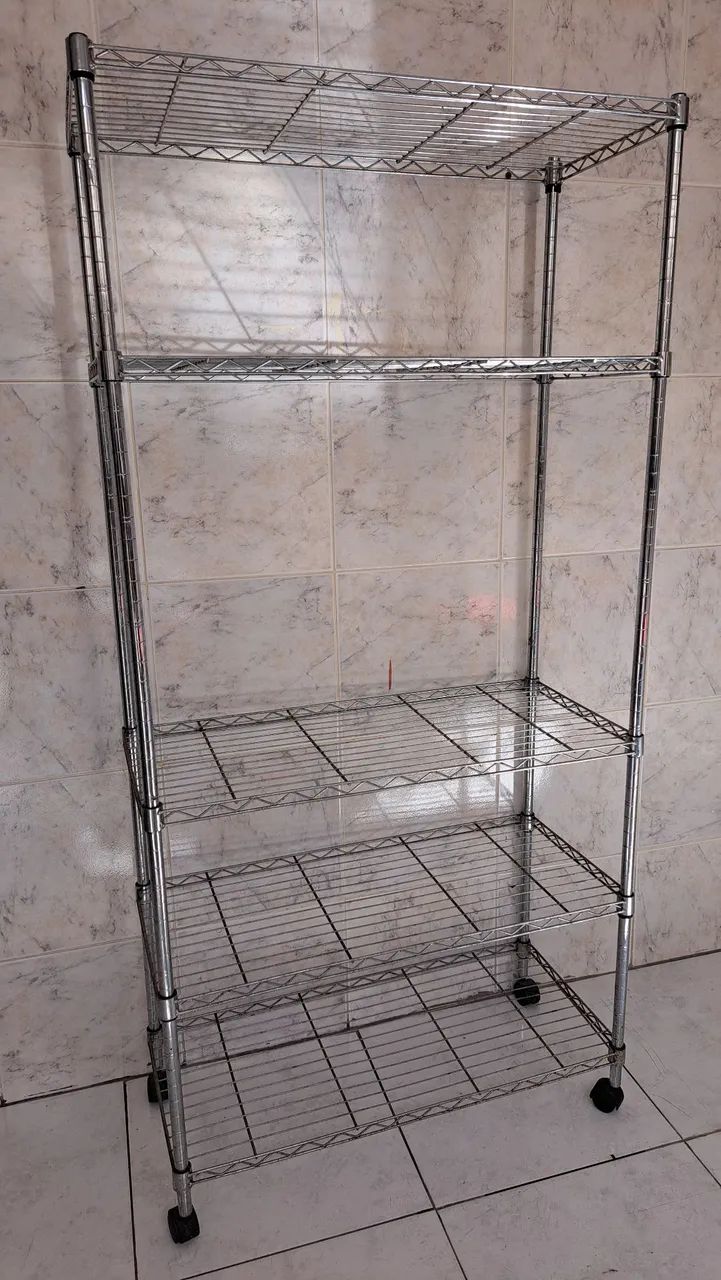 Carrinho de serviços  inox cromado - Foto 2