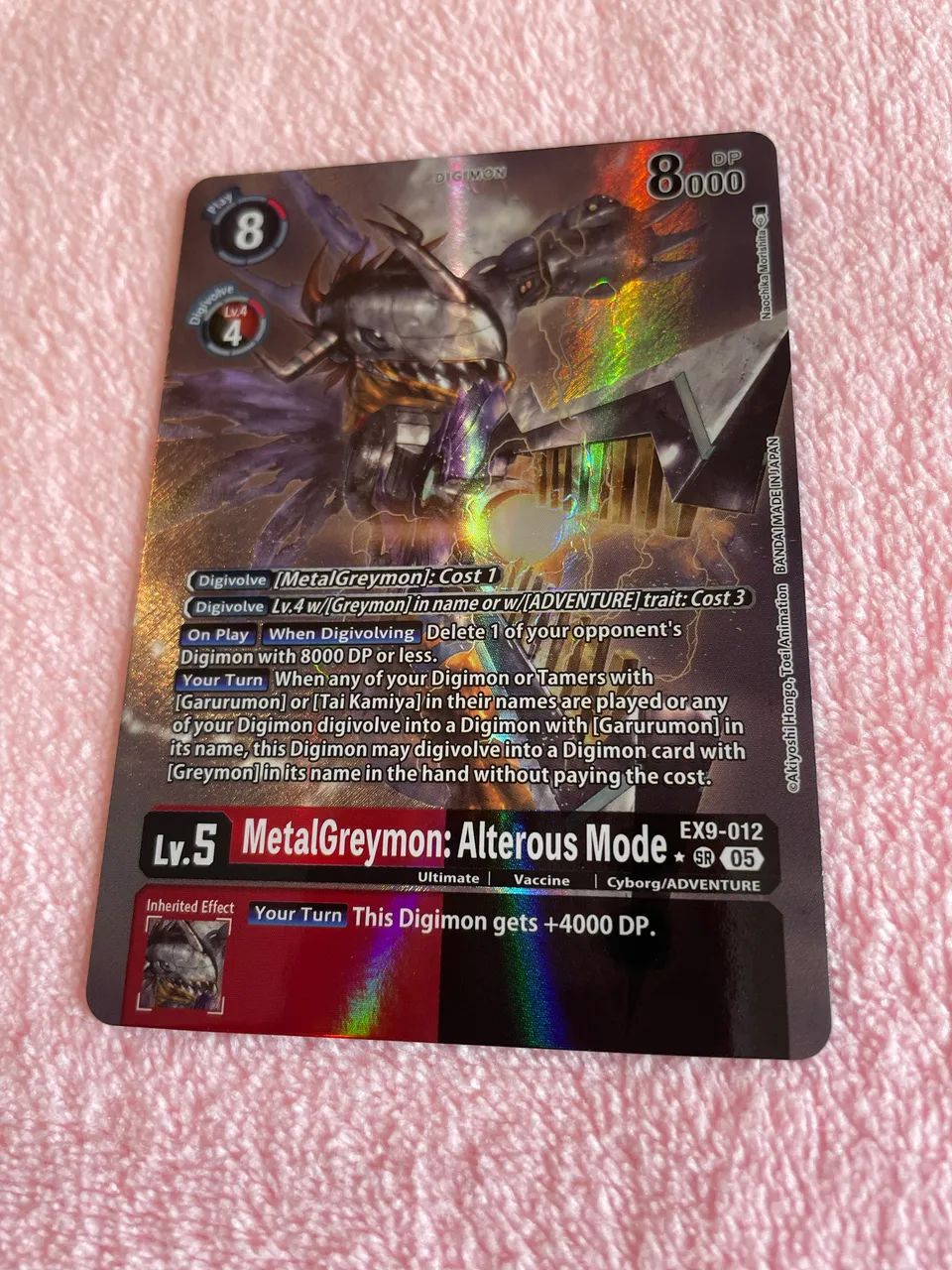 Metalgreymon Alterous Mode (alternate art) EX9-012 Digimon TCG - Foto 2