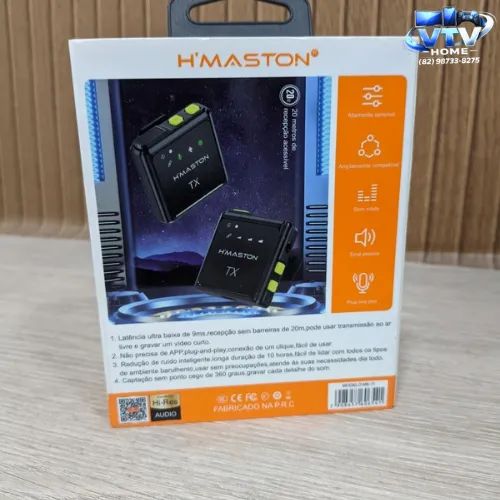 Microfone Lapela Duplo H´maston + Entrega Inclusa  - Foto 3
