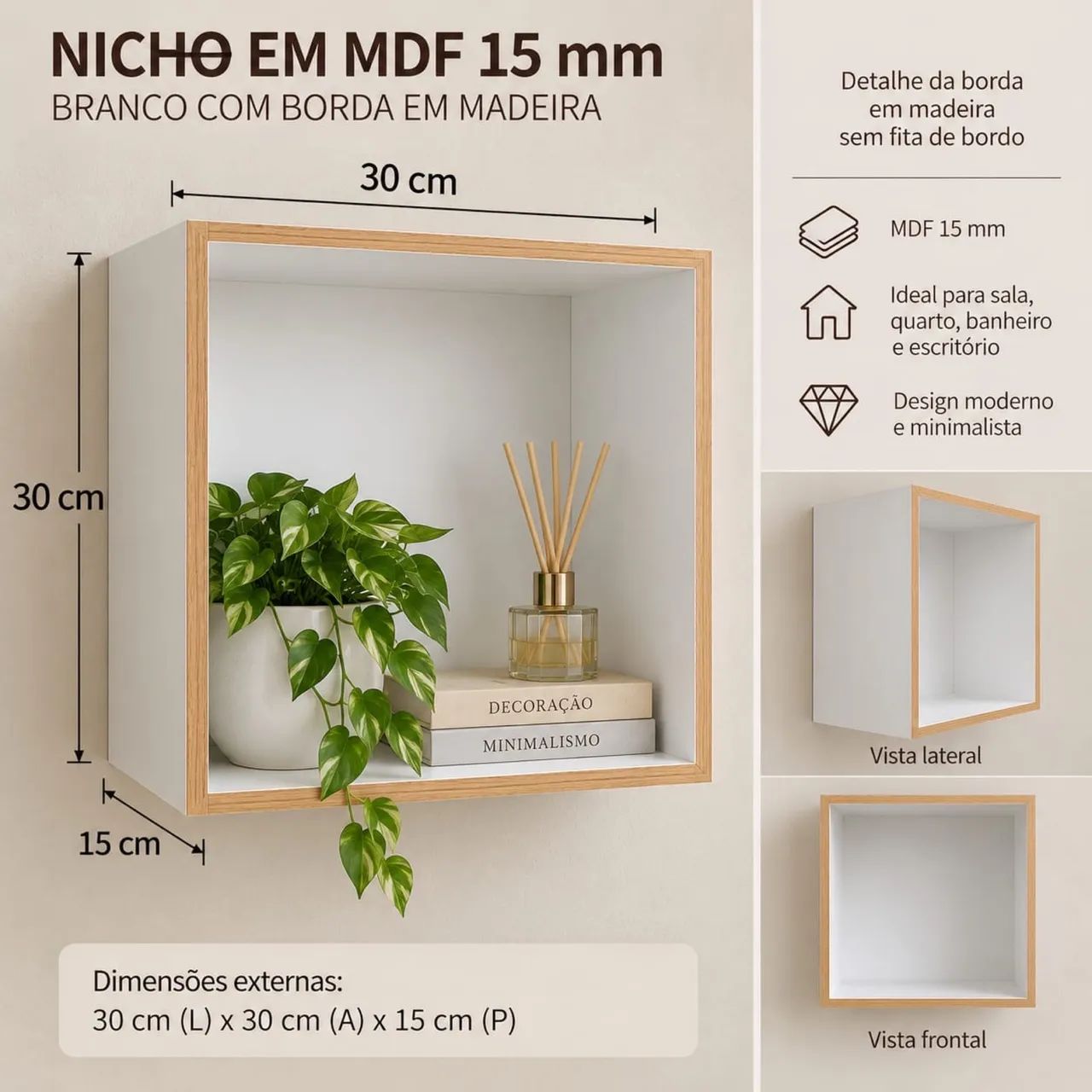Nichos em MDF 
