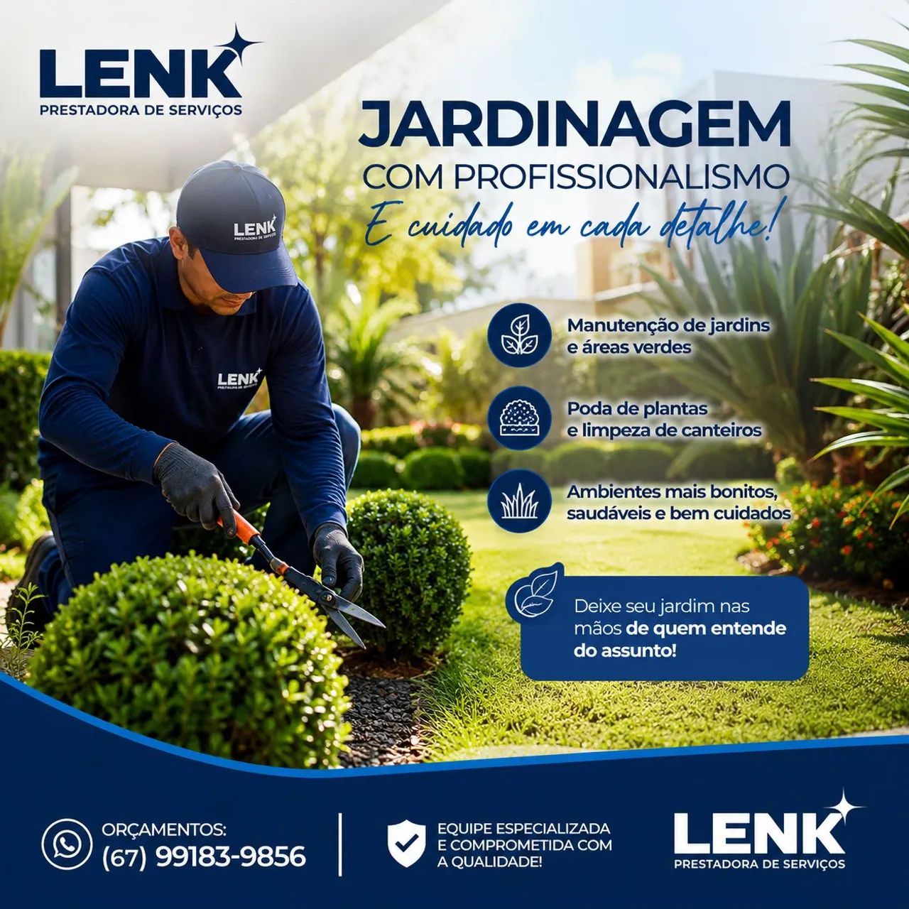 Serviço de Jardinagem Profissional 