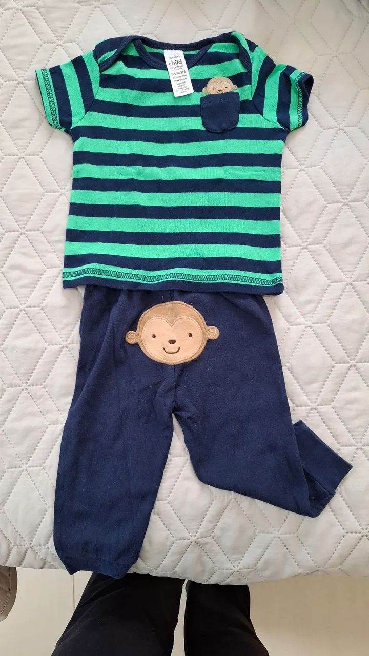 Conjunto infantil / bebê - Carter's 6/9 meses