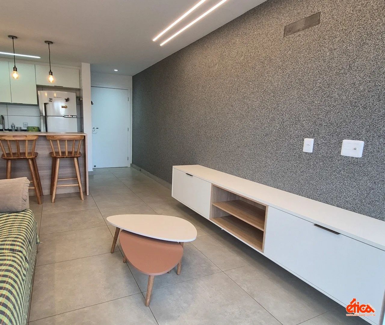 Ed. 17 Cinco Zero - Apartamento Mobiliado com 03 Quartos sendo 01 Suíte, 1 Vaga - Cod. 113 - Foto 5