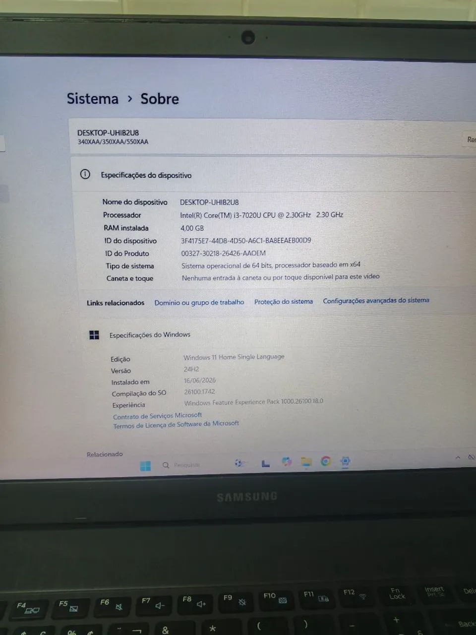 Notebook Samsung Semi Novo - Foto 3