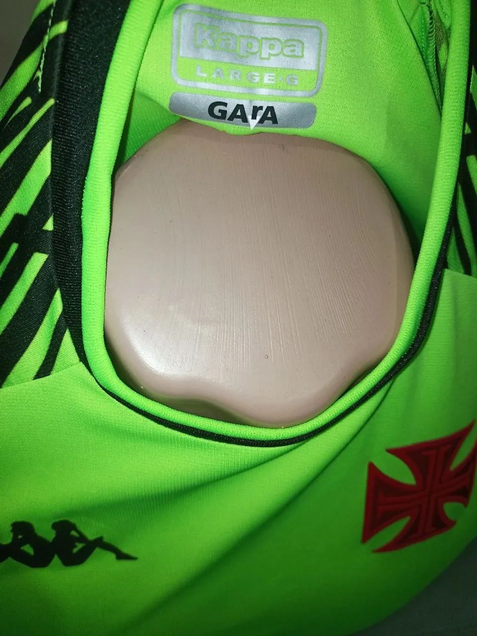 Camisa Vasco Goleiro Kappa Verde limão - Foto 5