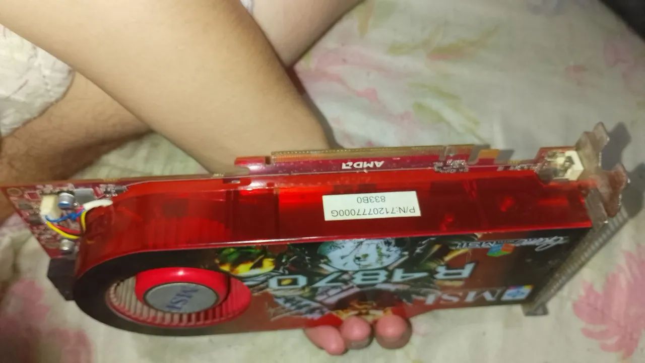 Placa de vídeo com cabo e adaptador  - Foto 2