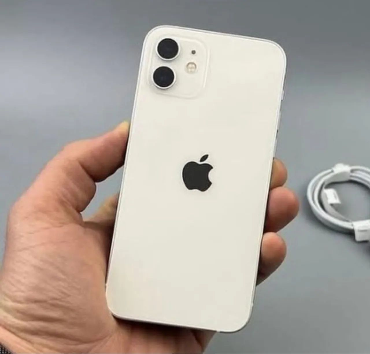 iPhone 12 128GB Branco bateria 100% S caixa -- Com garantia e Procedência 