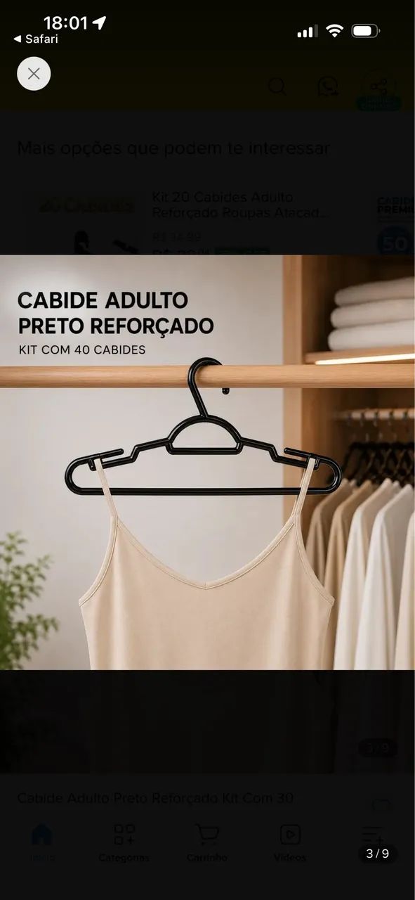 56 Cabides novos 