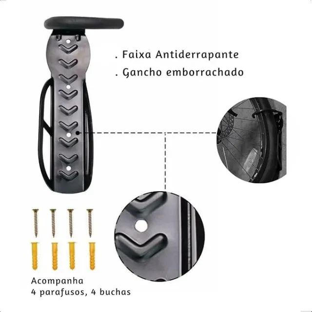 Suporte de Parede para Bikes - Foto 2