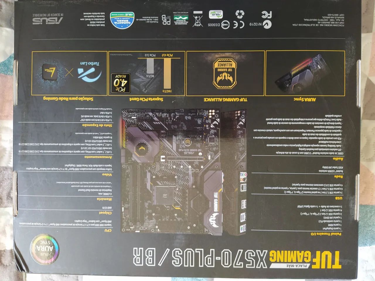 Placa mãe Asus Tudo Gaming X570-plus/BR - Foto 2