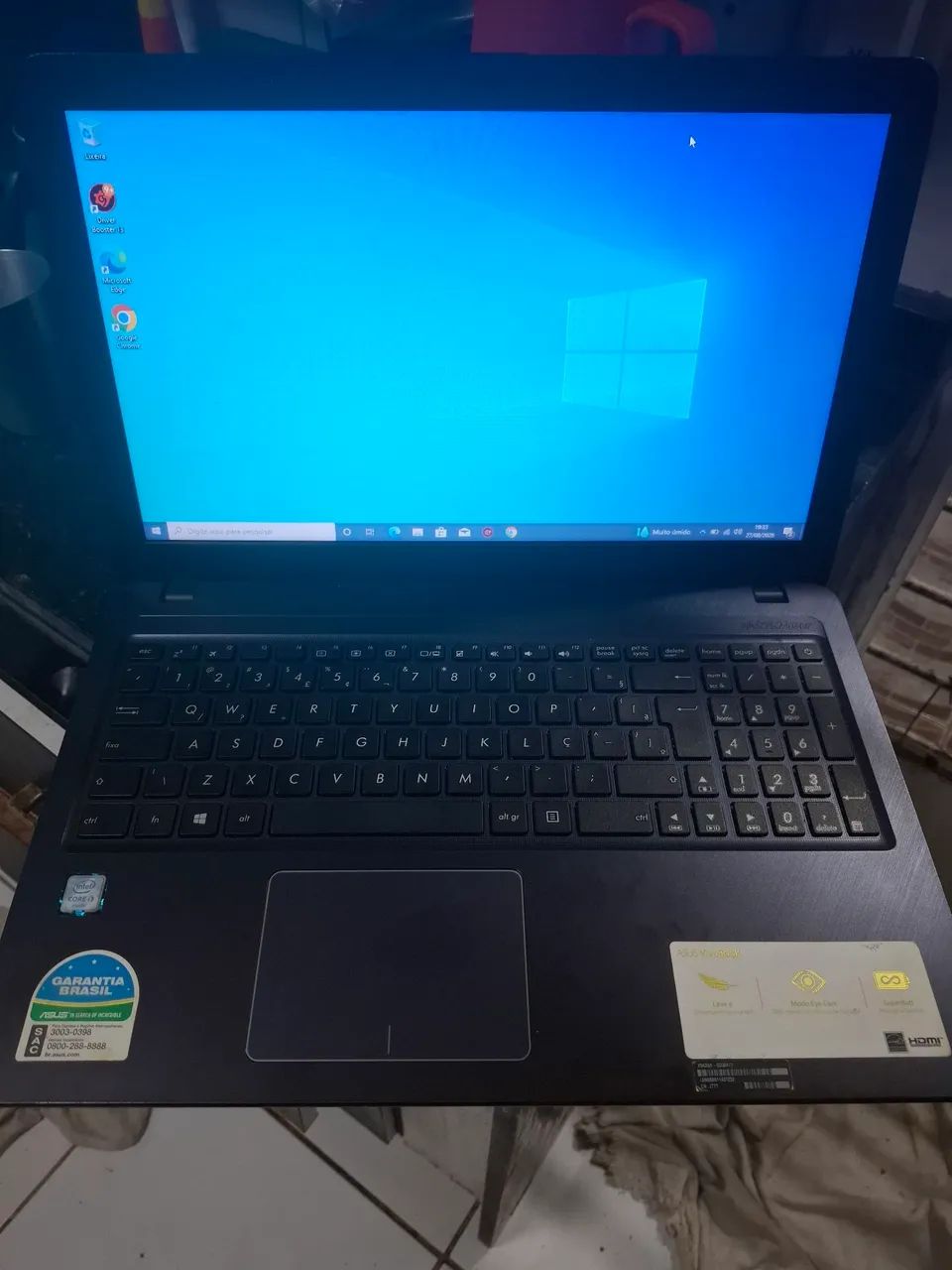 NOTEBOOK ASUS I3 SEXTA GERAÇÃO FUNCIONANDO PERFEITAMENTE 