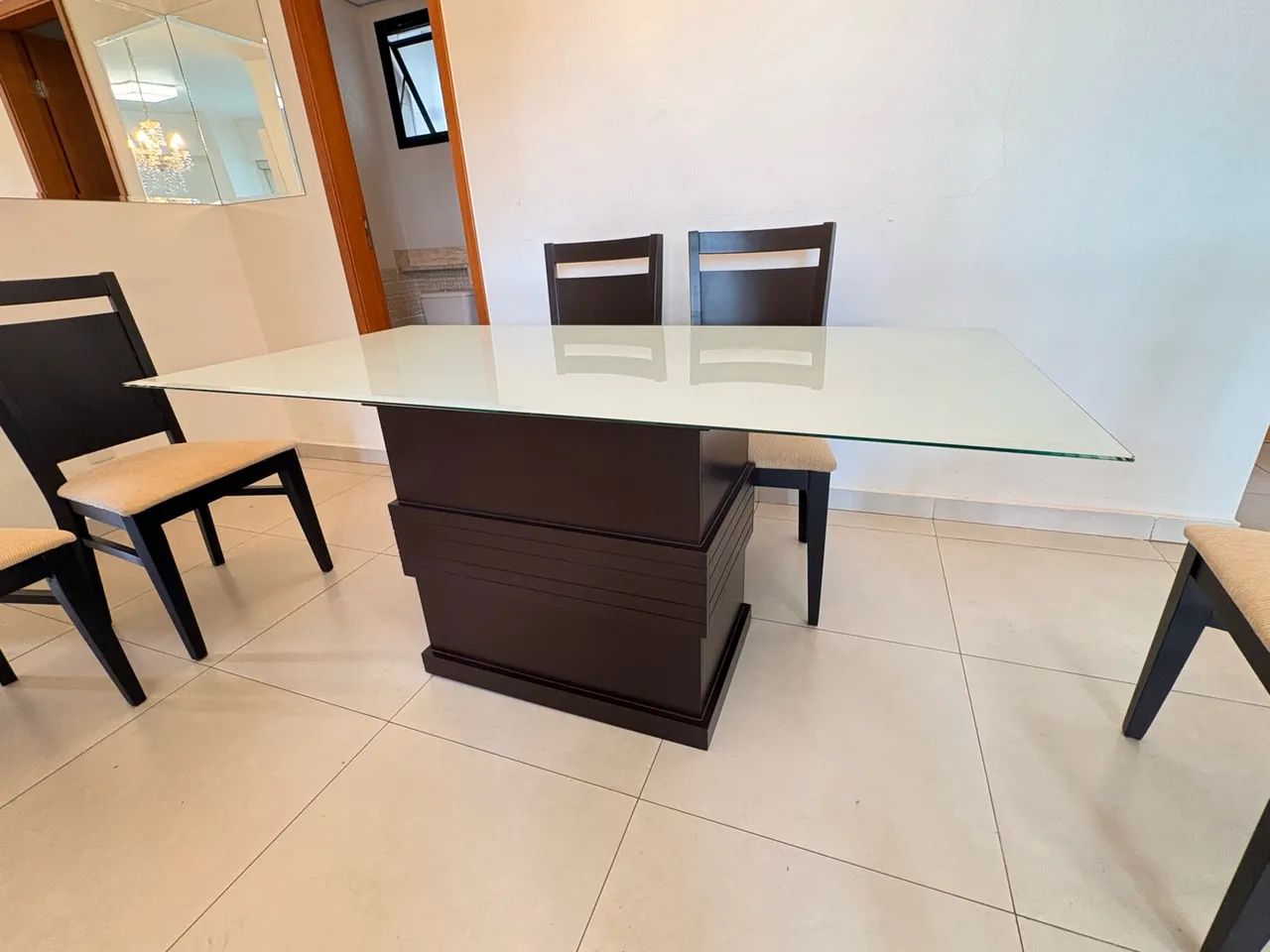 Mesa madeira  6 lugares  - Foto 3