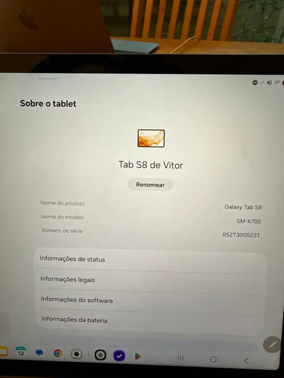 Samsung Galaxy Tab S8 com caneta e teclado originais - Foto 3