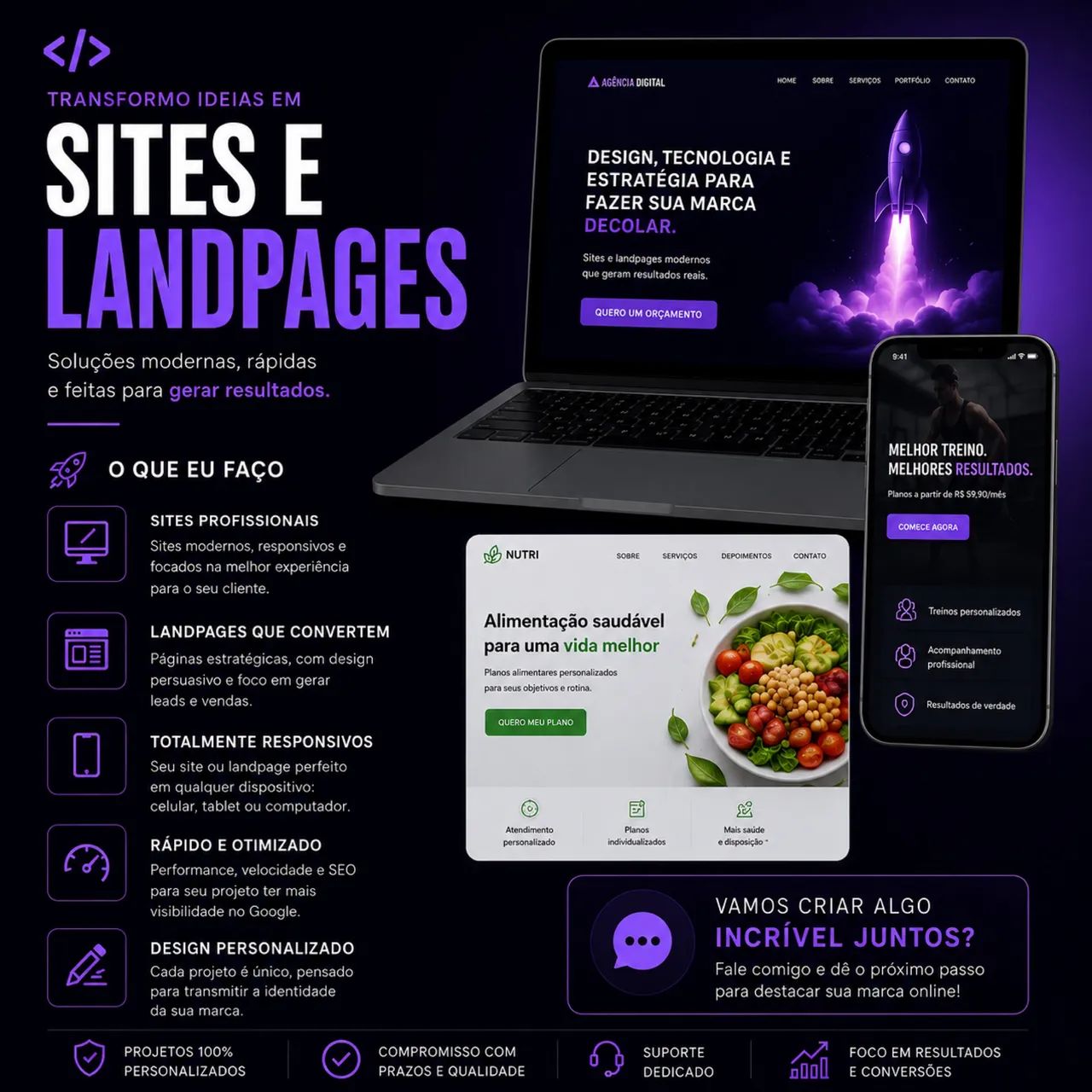 Faço sites profissionais -  entre em contato 