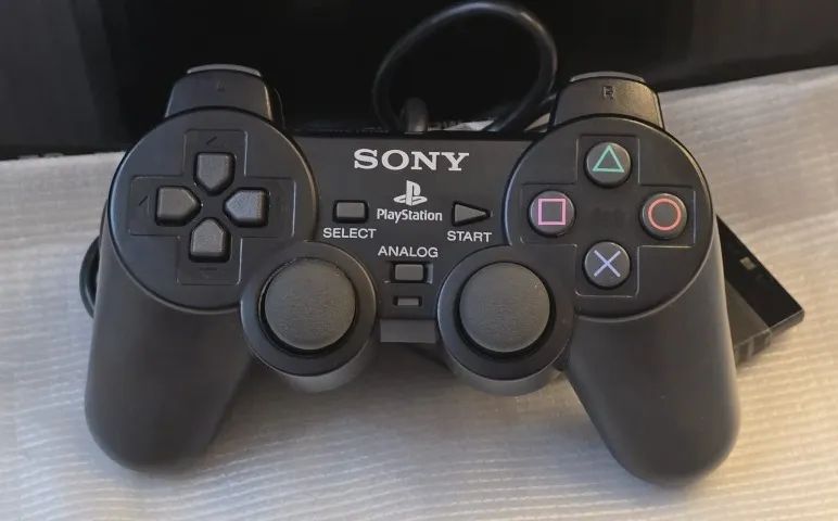 Console PS2 Fat Midnight Black Completo - Foto 4