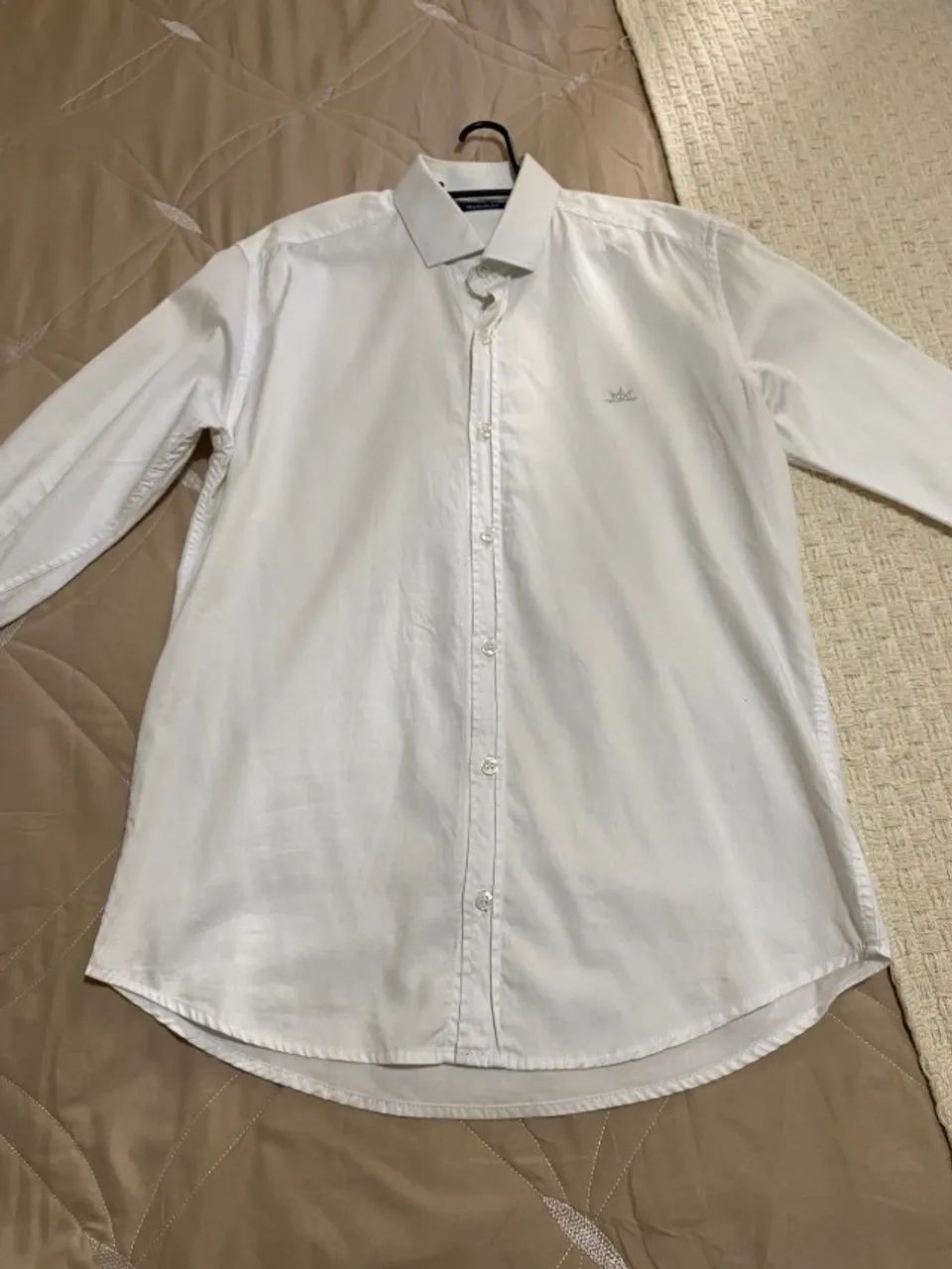 Camisa Social Masculina M - Foto 4
