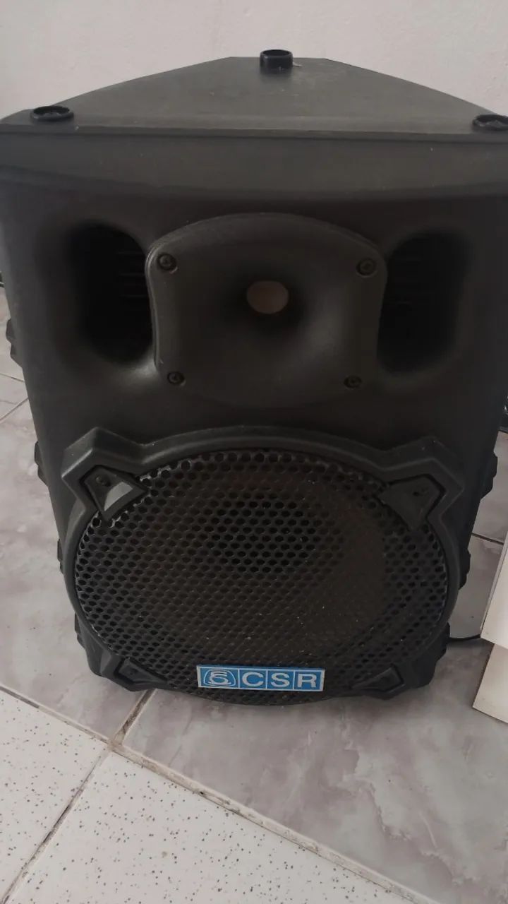Caixa amplificada profissional CSR 2500A 100w rms