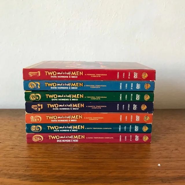 Box Dvd Two and a Half Men - Temporadas 1 a 6 e 9 - DVD, Blu-Ray e