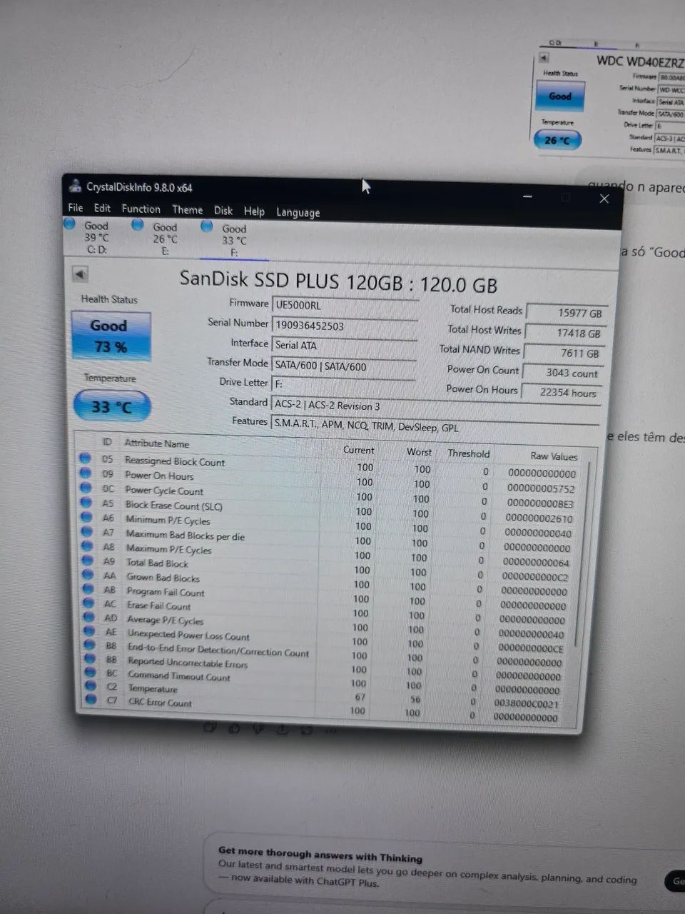 SSD Sandisk 120GB453824717585141763