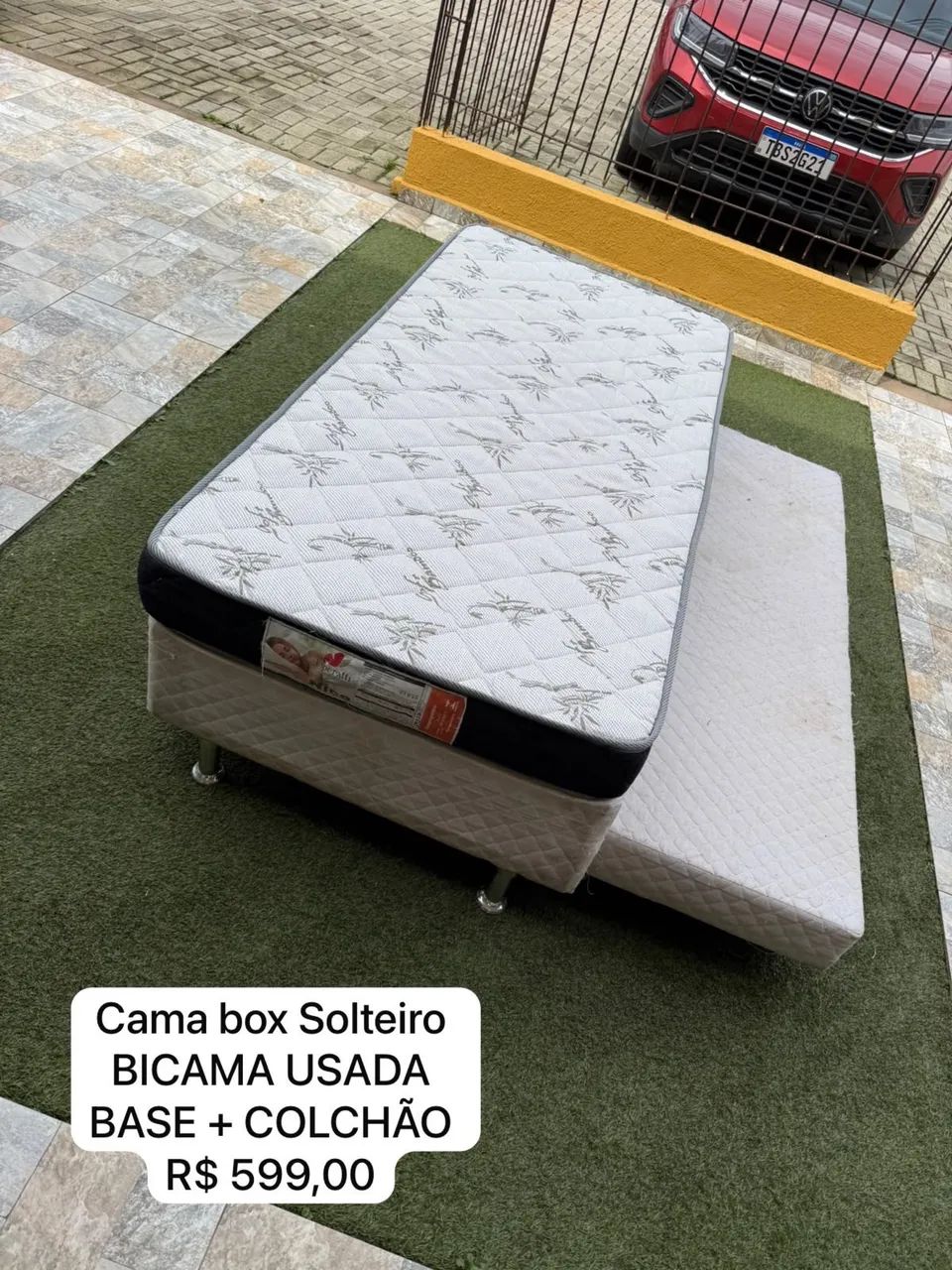 Cama Box Solteiro BICAMA USADA - ENTREGO 