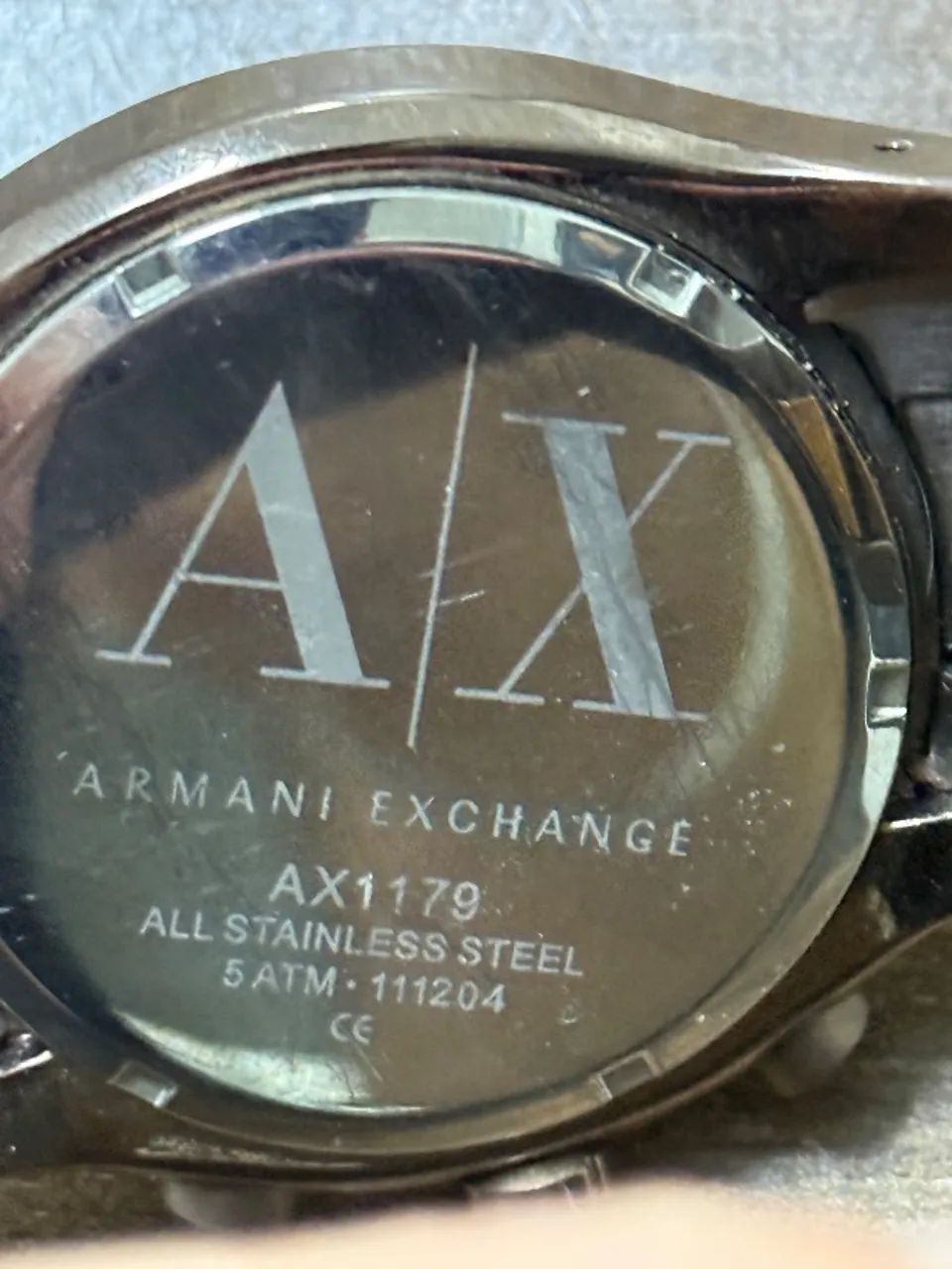 Relógio Armani Exchange AX1179 Cronógrafo 45mm - Bom Estado - Foto 2