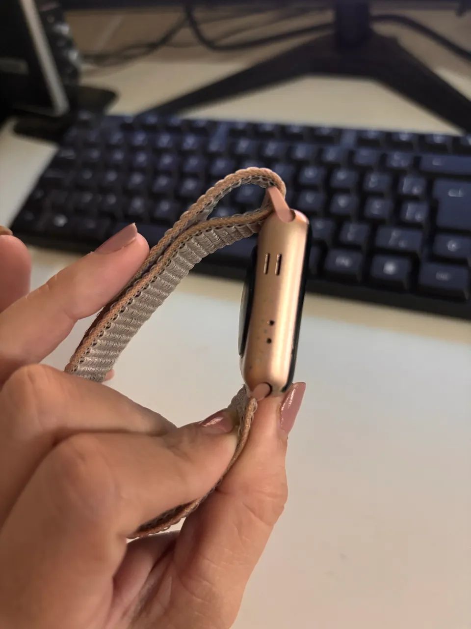 2 Apple Watch Série 3 (Preto e rose) 42 MM
