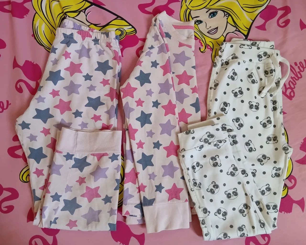 Kit pijama + calça menina 4 anos - Foto 4