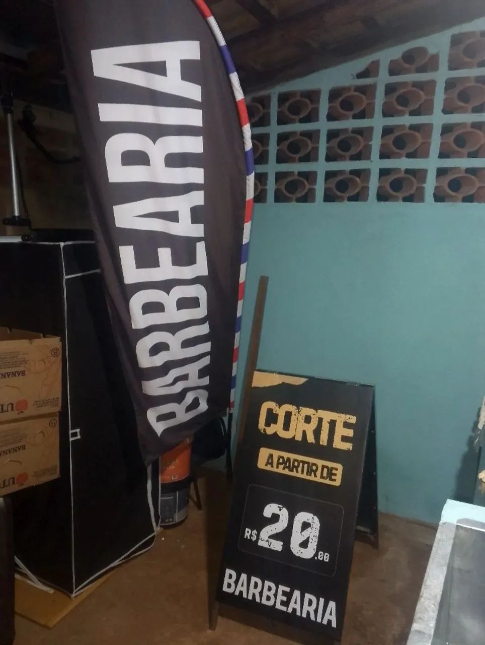 Cavalete e Wind Banner 