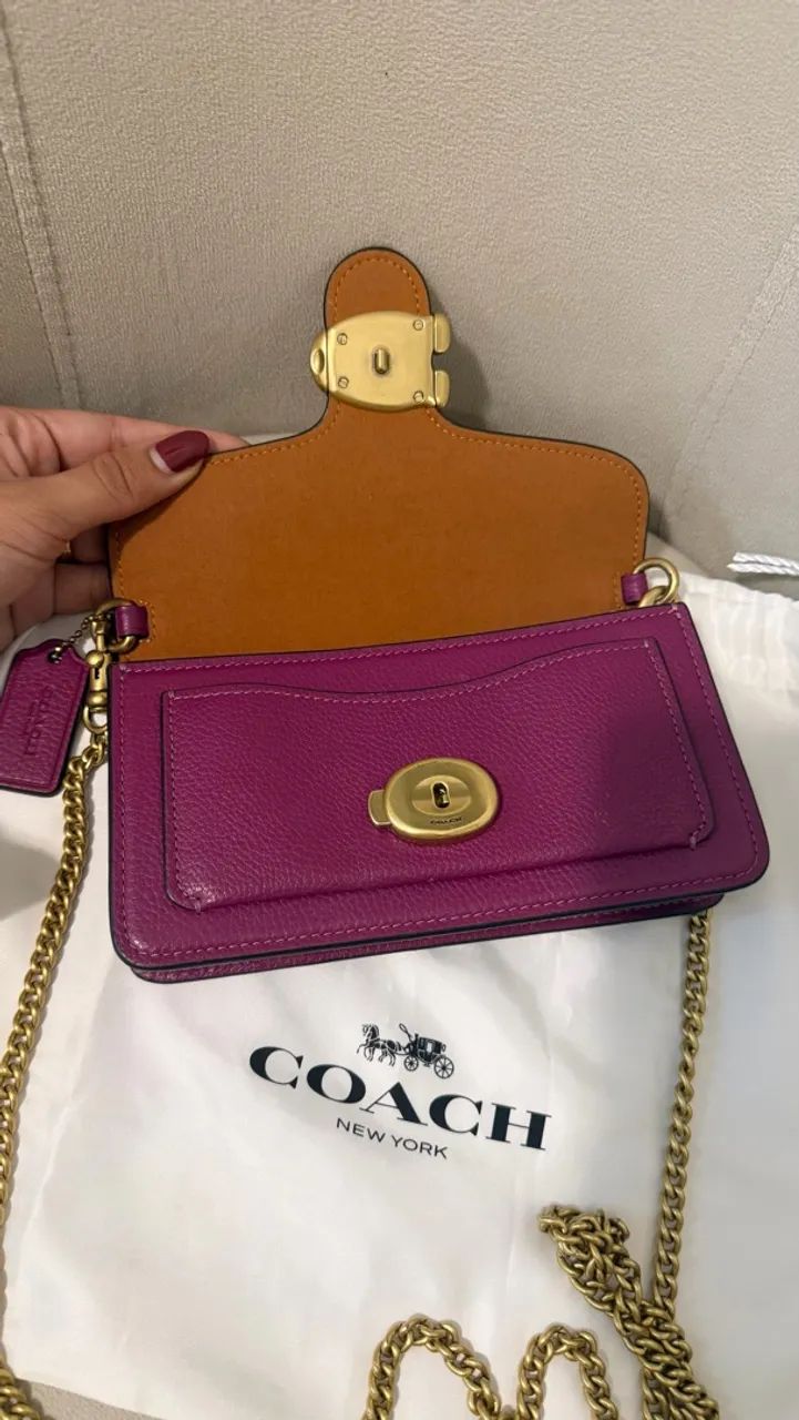 Bolsa coach tabby chain original  - Foto 2