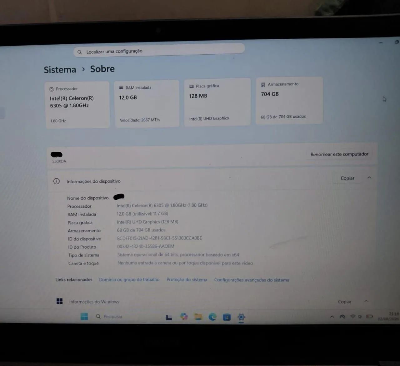 Vende-se notebook Samsung 
