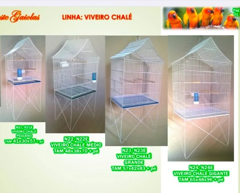 Viveiro gaiolas ferro - Foto 5