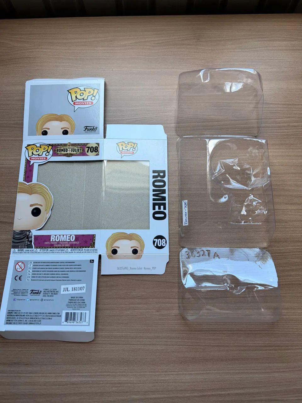 Caixa com blister Funko Romeo - 708