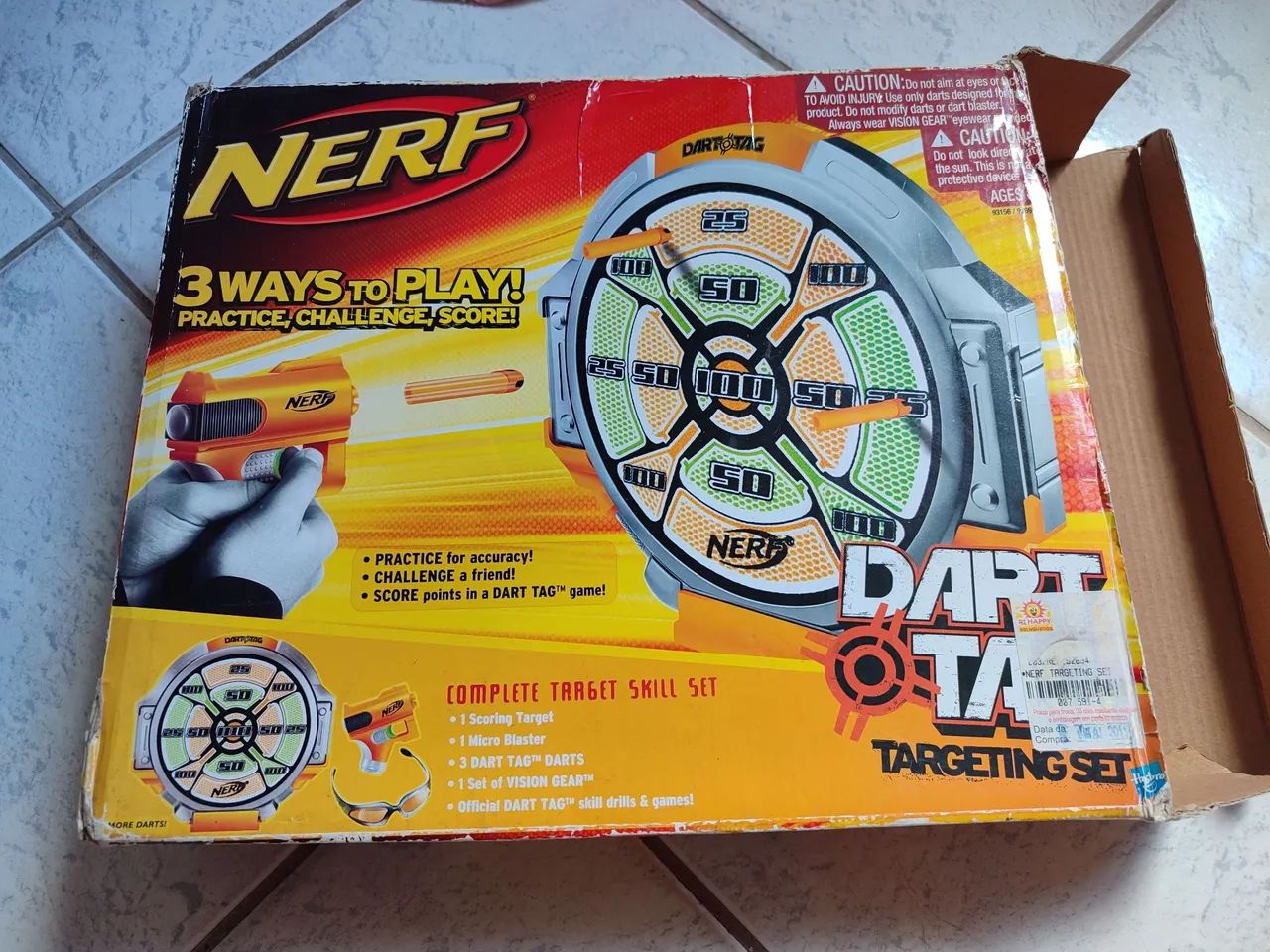 Nerf Dart Tag Completo com Caixa Original - Conservado