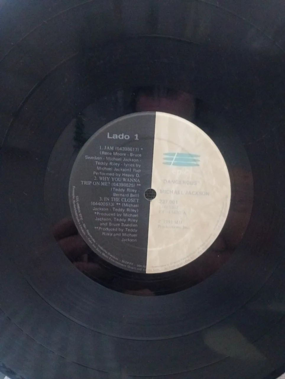 DISCO DE VINIL, MICHAEL JACKSON" DANGEROUS"  1991 , - Foto 5
