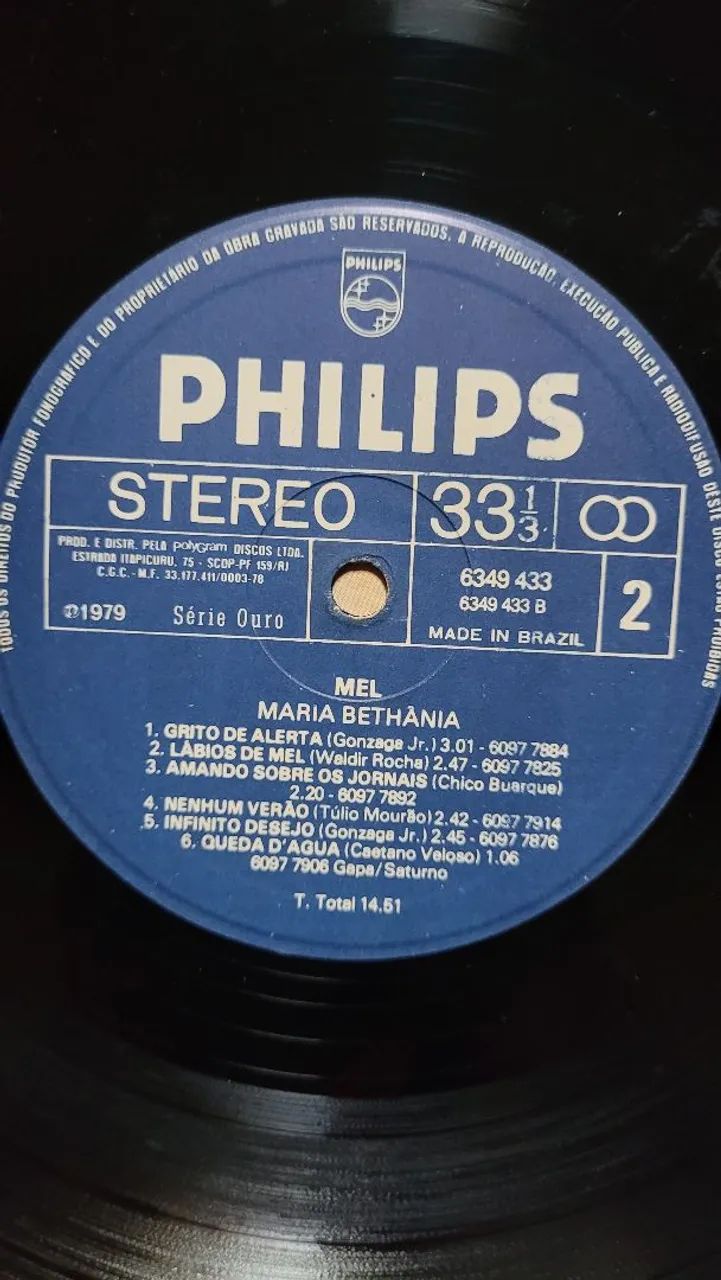 Lp Maria Bethania,  Mel, ótimo estado de conservação.  - Foto 5