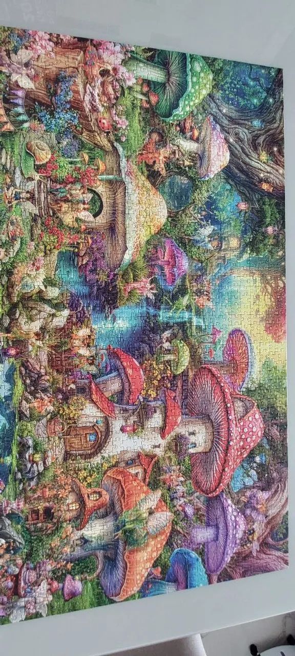 Quebra- Cabeça Vilarejo das Fadas Grow, 2000 peças. - Foto 6